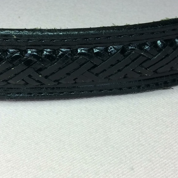 FINAL SALE PRICE Quality Black Leather Belt Size 40 - Picture 4 of 5